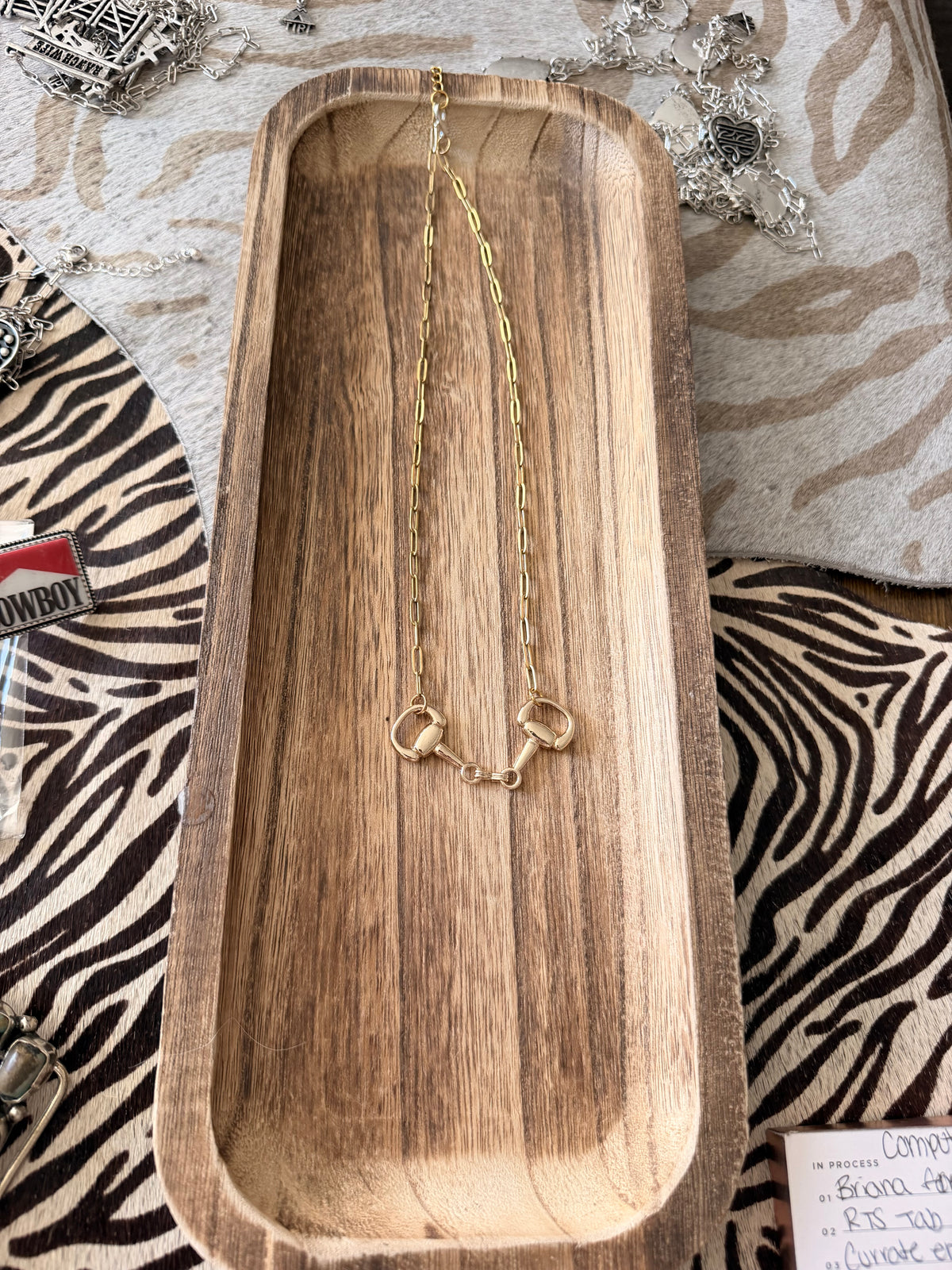 Gold Bit Necklace