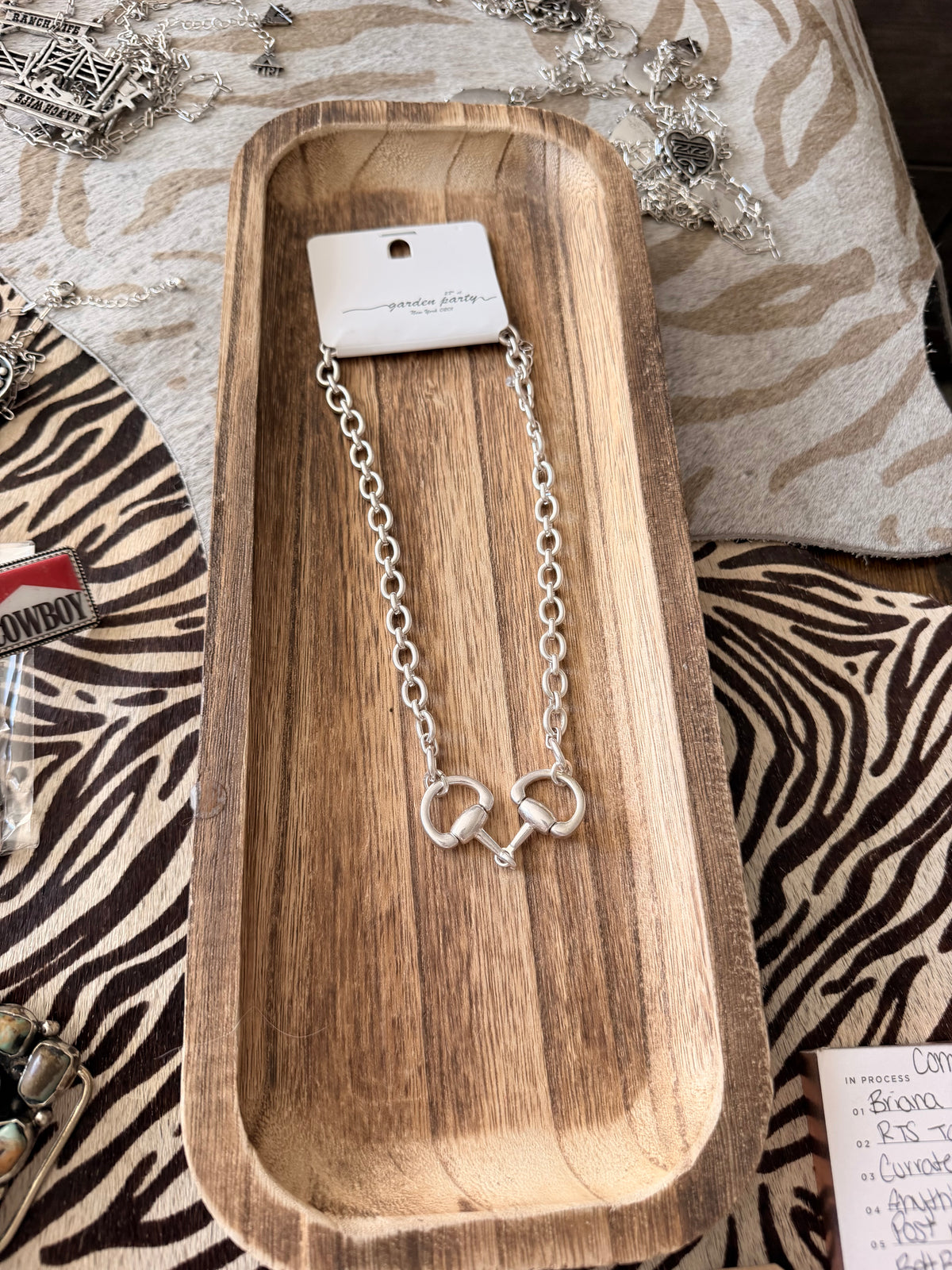 Silver Bit Necklace