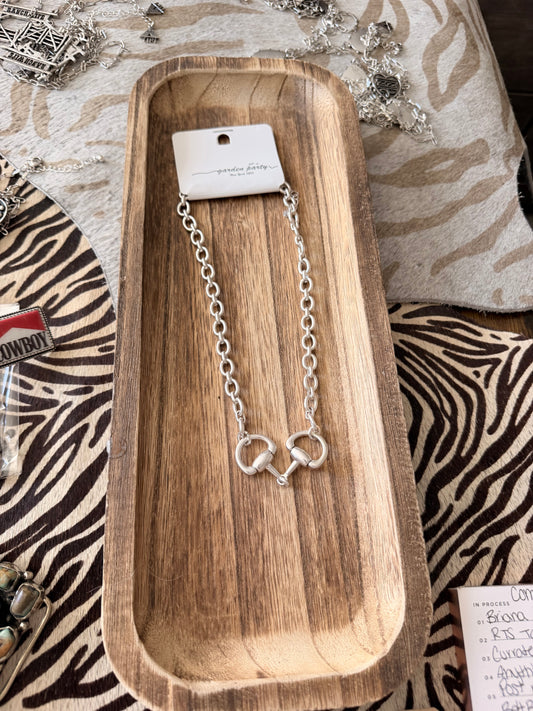 Silver Bit Necklace
