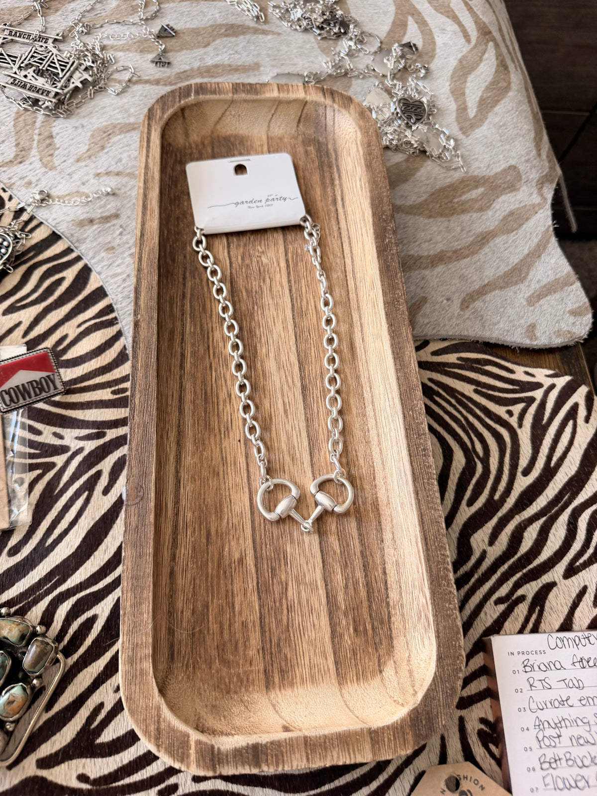 Silver Bit Necklace