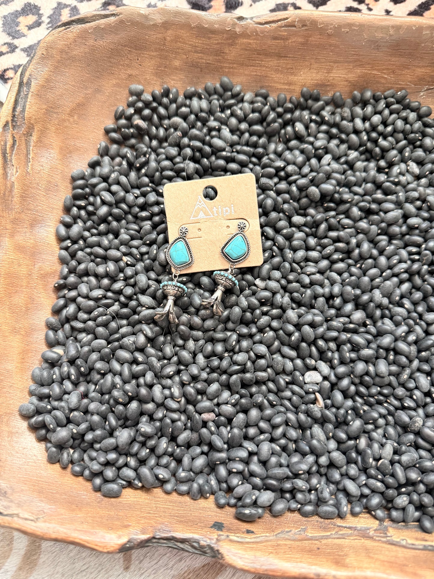 Turquoise Squash Earrings