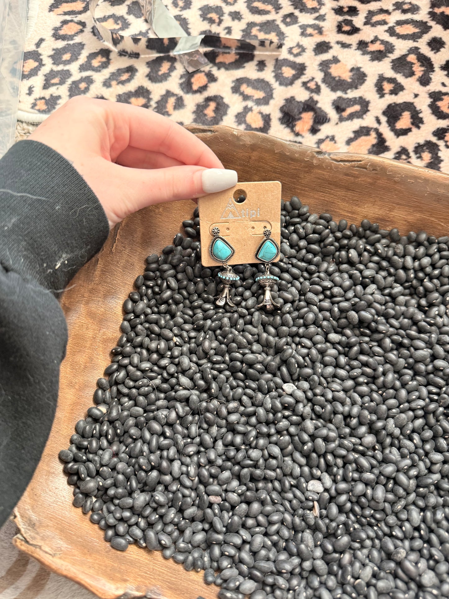 Turquoise Squash Earrings