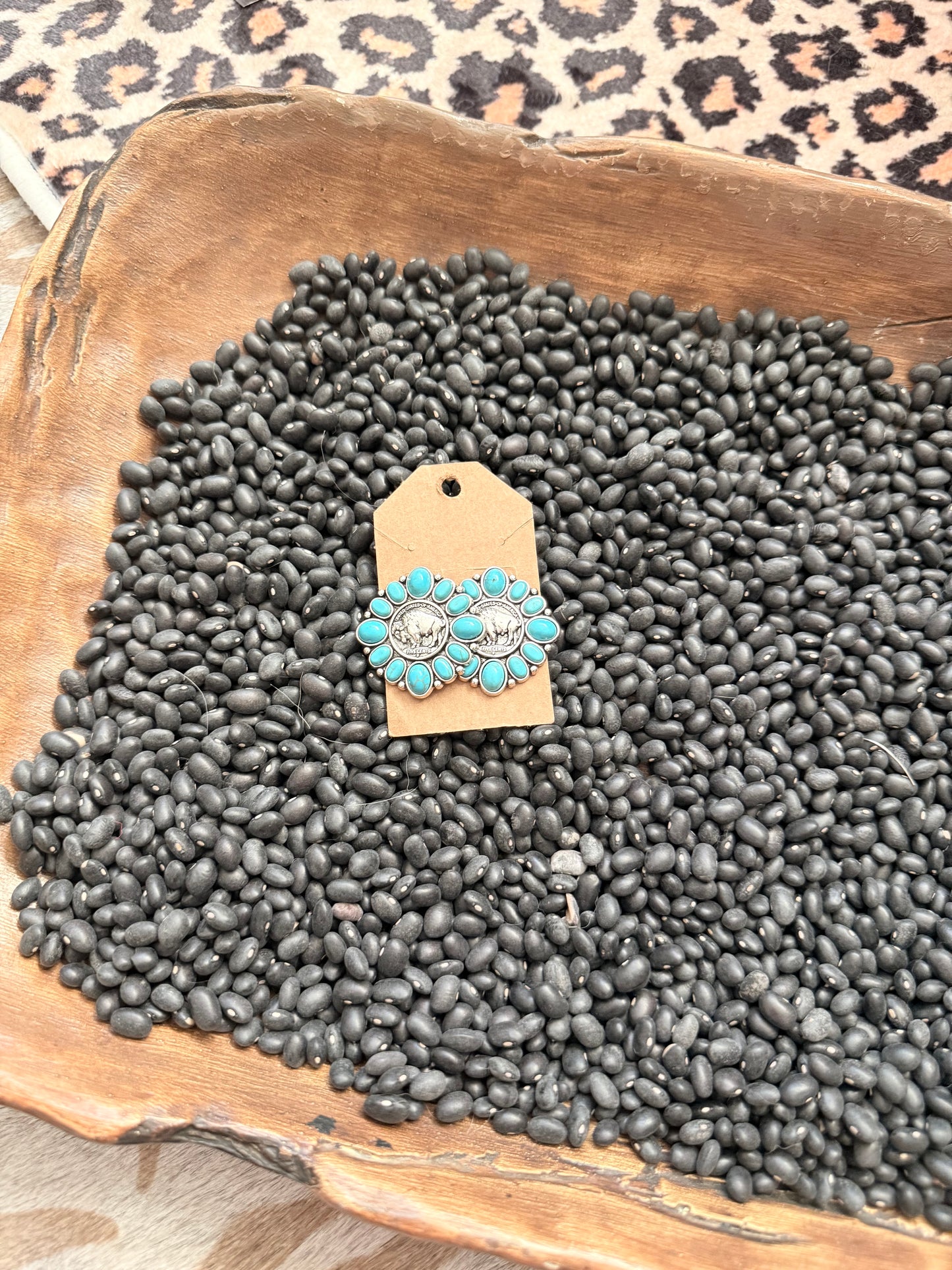 Coin Flower Earrings
