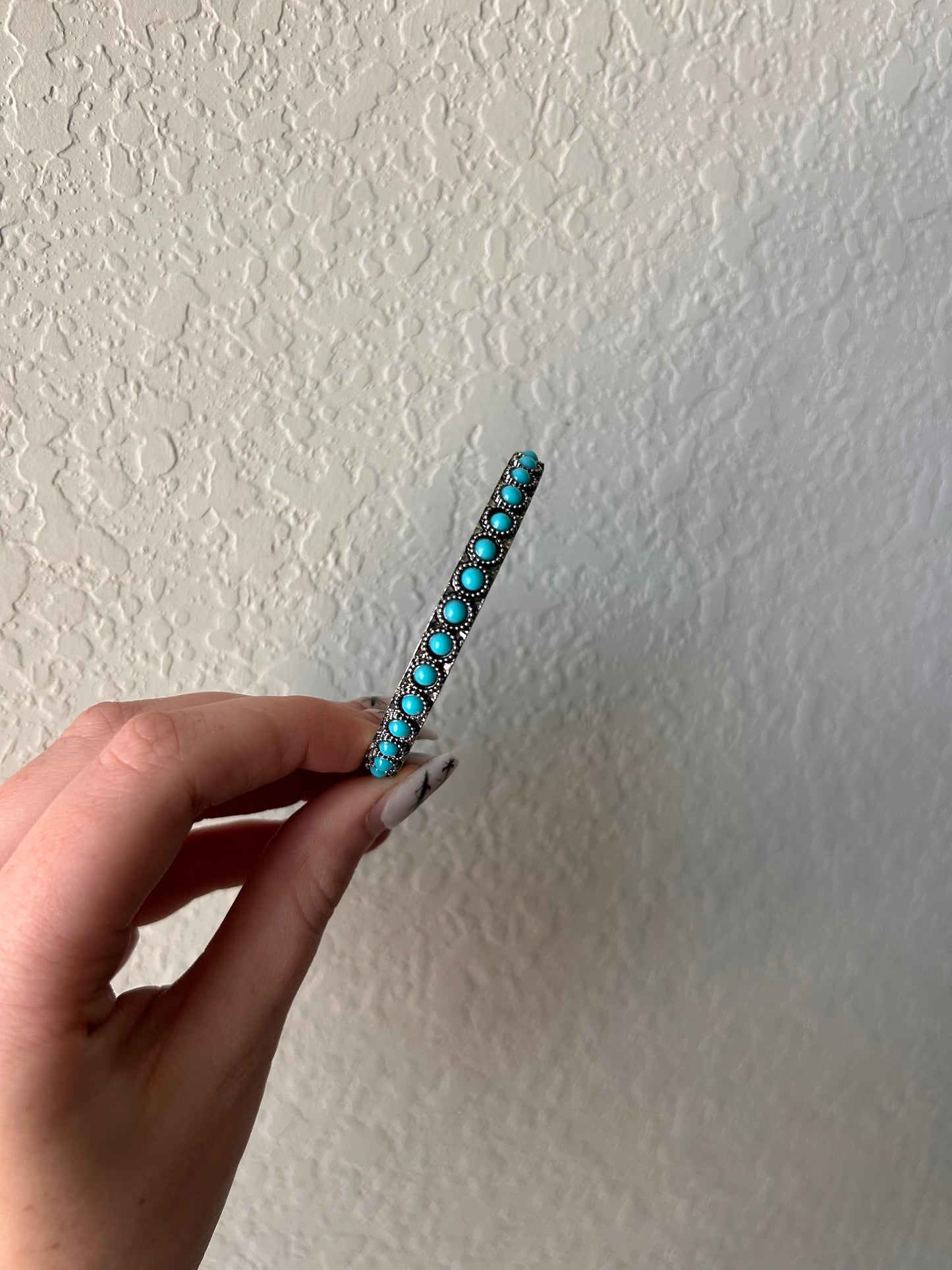 Turquoise and Metal Bracelete