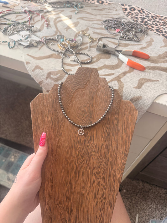 Peace Sign Necklace
