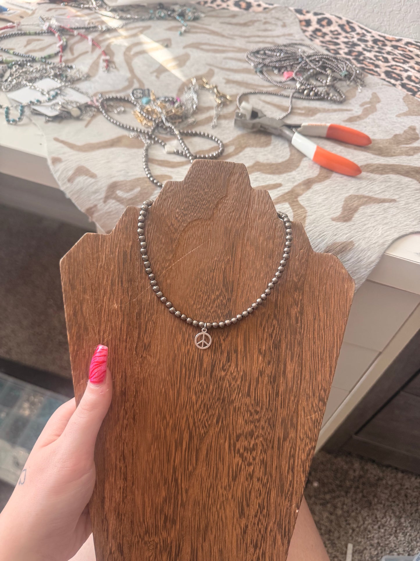 Peace Sign Necklace