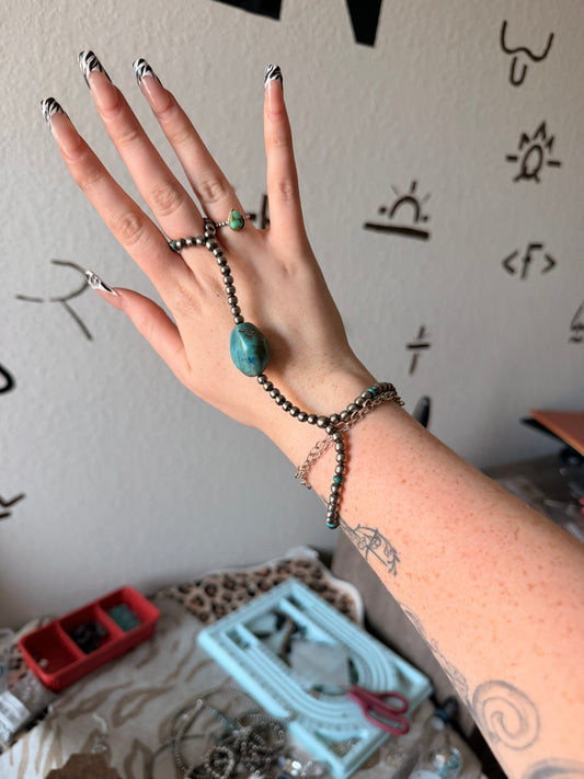 Turquoise Hand Chain