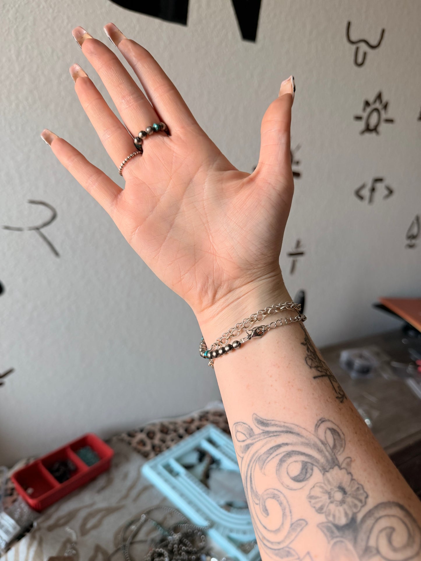 Turquoise Hand Chain