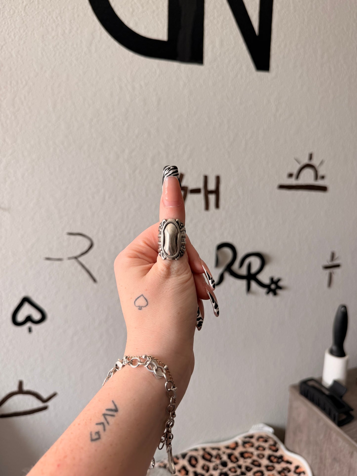 Silver Warped Ring