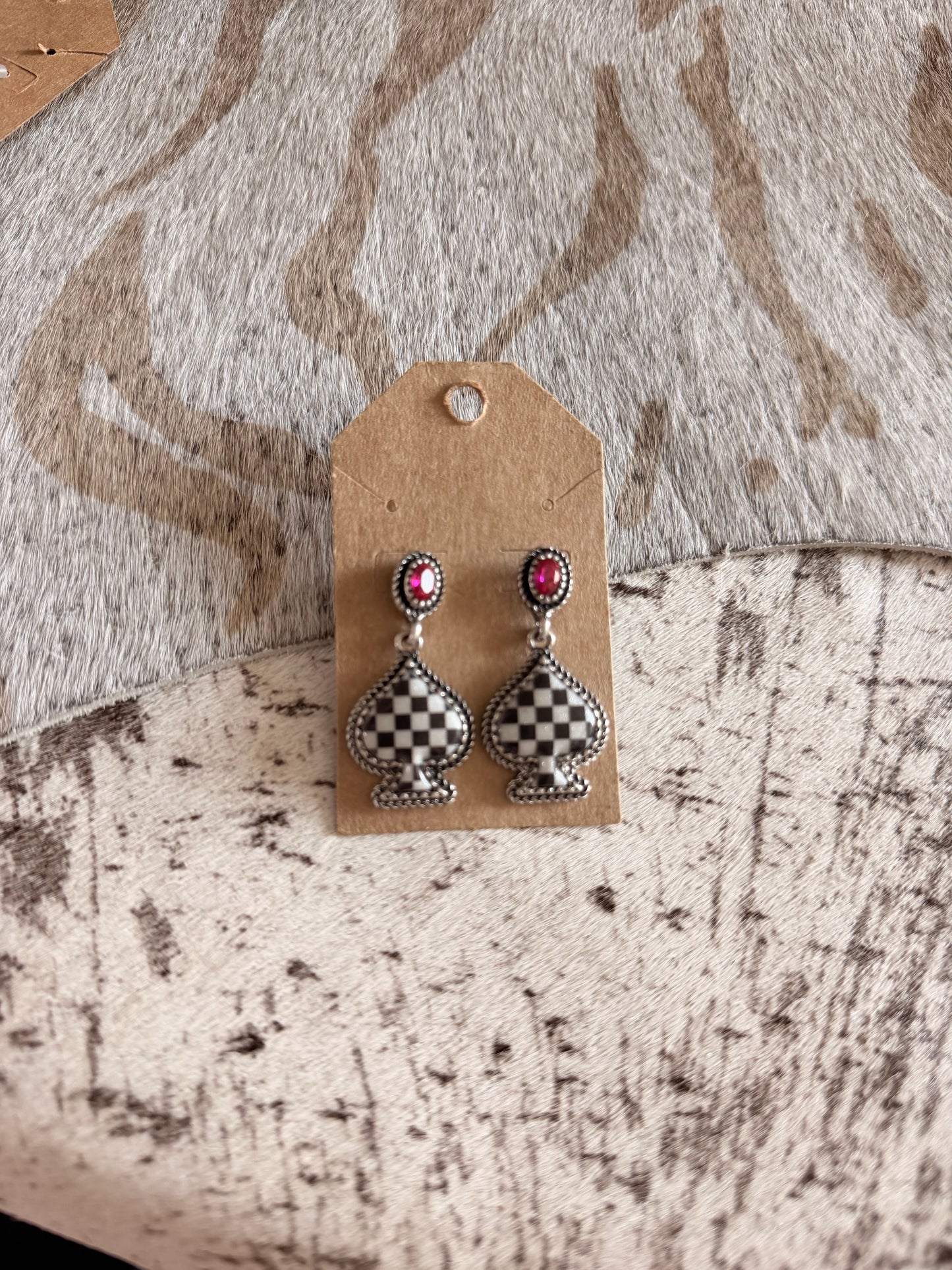 Spade Hanging Earrings
