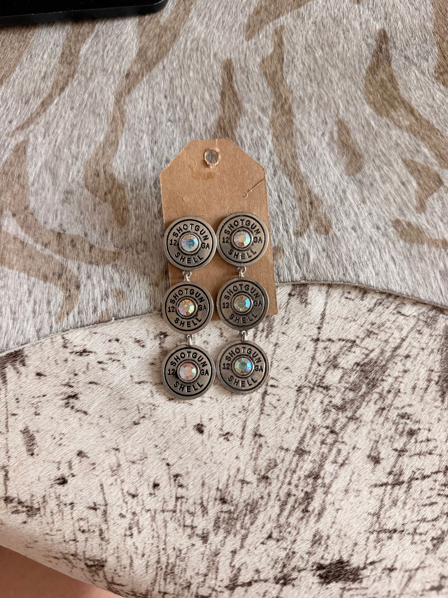 Holographic Shell Earrings