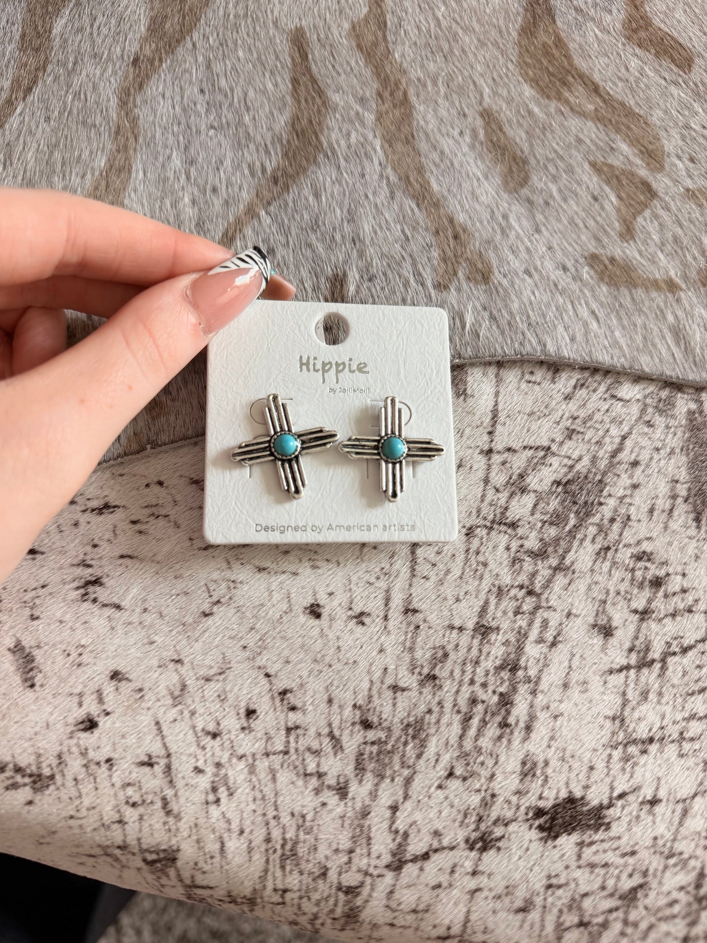 Turquoise Zia Earrings
