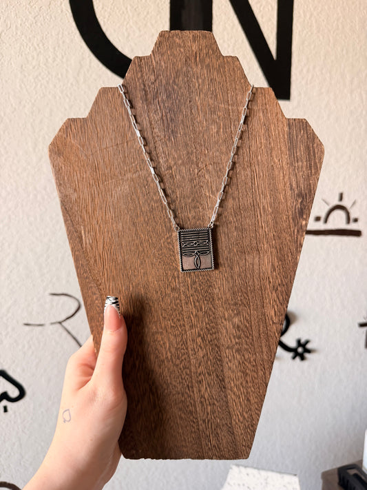 Bootsitch Square Necklace