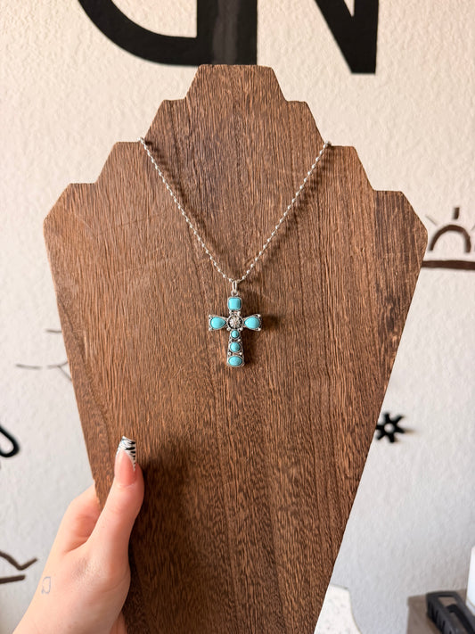 Ball Chain Cross