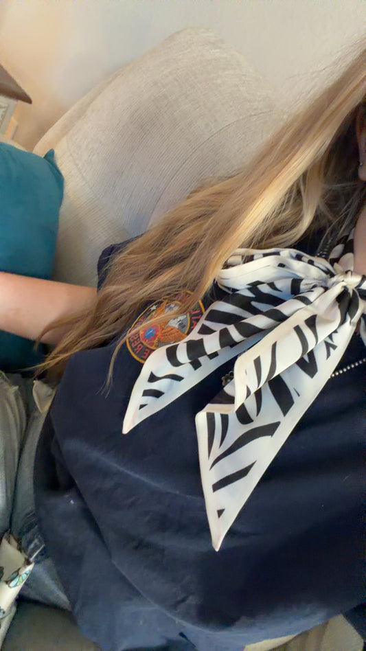 Zebra Print Twilly