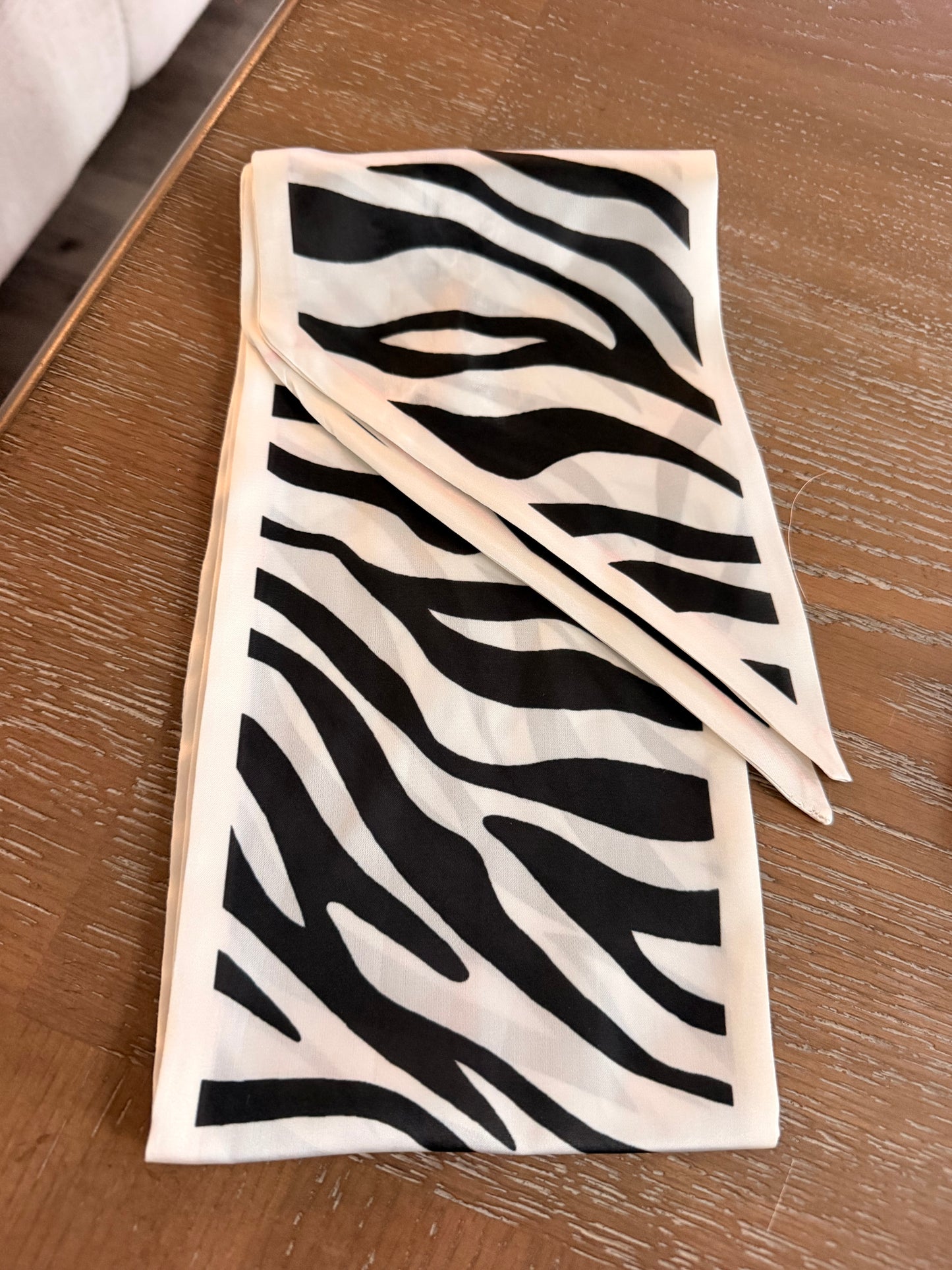 Zebra Print Twilly