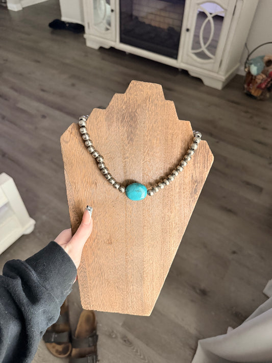 Chunky Turquoise Necklace