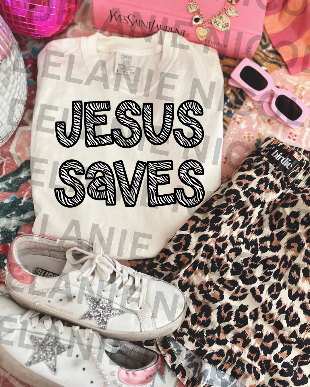 Jesus Saves Zebra