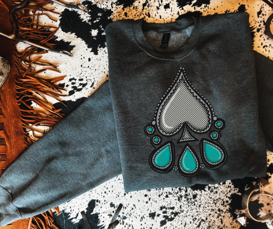 Spade Turquoise Concho Tee